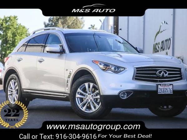 2015 INFINITI QX70 suv Silver - - by dealer - vehicle for sale in Sacramento , CA