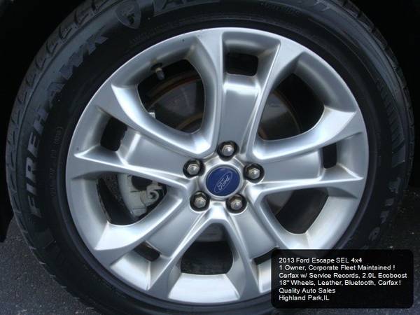 2013 Ford Escape SEL 4WD 4x4 Leather Heated Seats Bluetooth 1 Owner... for sale in Highland Park, IL – photo 21