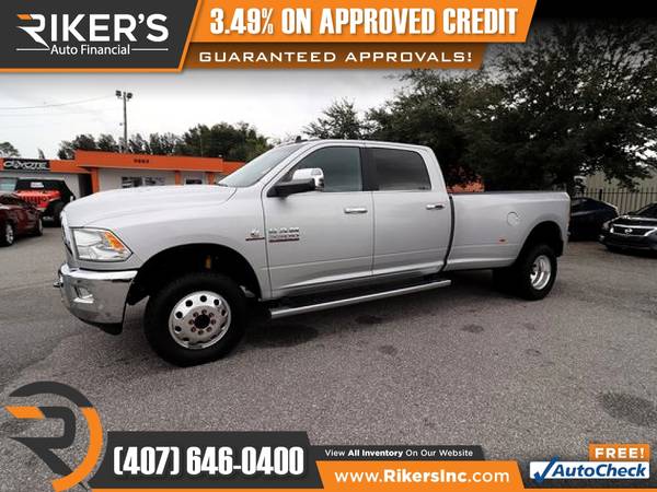 $650/mo - 2018 Ram 3500 Lone StarCrew Cab - 100 Approved! - cars &... for sale in Kissimmee, FL – photo 3