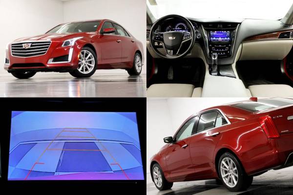 REMOTE START - BOSE AUDIO Red 2017 Cadillac CTS AWD Sedan for sale in clinton, OK