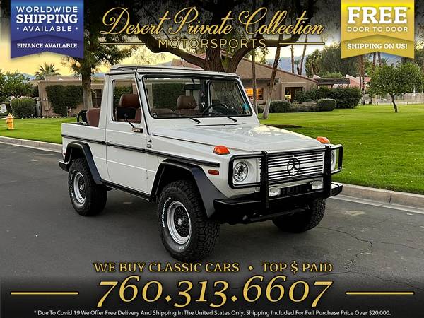 1981 Mercedes-Benz G Wagon 280GE Convertible 2 8L 4 Speed Manual wit for sale in Palm Desert, AL – photo 4