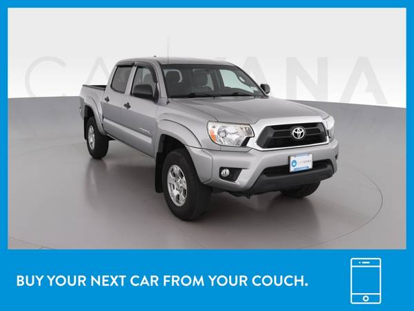 2015 Toyota Tacoma Double Cab PreRunner Pickup 4D 5 ft pickup Silver for sale in Zanesville, OH – photo 12