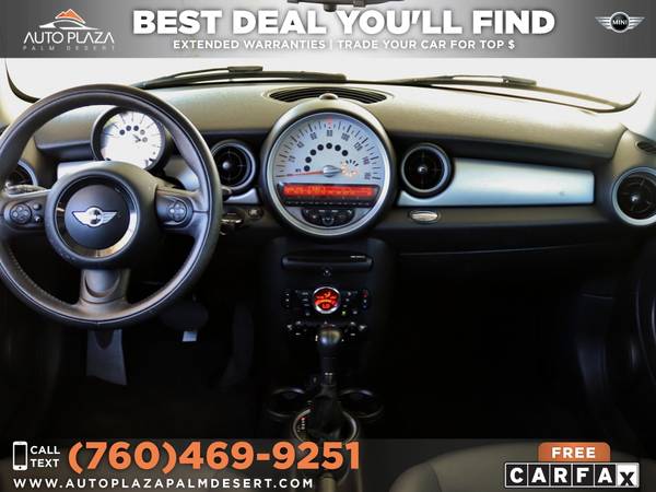2013 Mini Cooper Hardtop only 59,967 Miles! - cars & trucks - by... for sale in Palm Desert , CA – photo 4