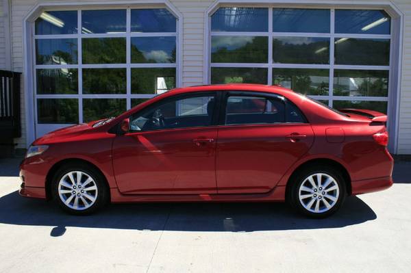 2009 TOYOTA COROLLA "S" 5SPD MANUAL-BEAUTIFUL BARCELONA RED! for sale in Barre, VT – photo 3