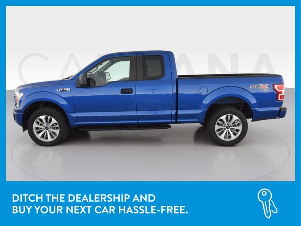 2018 Ford F150 Super Cab Lariat Pickup 4D 6 1/2 ft pickup Blue for sale in Saint Paul, MN – photo 4