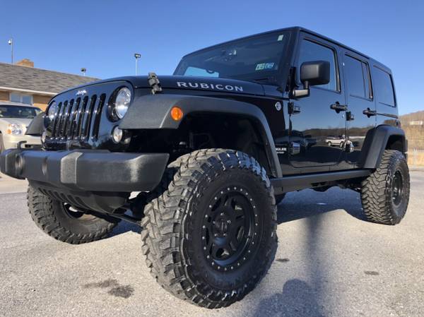 2014 Jeep Wrangler Unlimited Rubicon Black Cle for sale in Johnstown , PA – photo 4