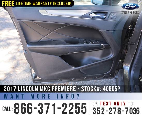 *** 2017 LINCOLN MKC PREMIERE *** Remote Start - Leather Seats... for sale in Alachua, GA – photo 11