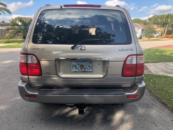 2000 LEXUS LX470 LX Clean Title Low Miles 4X4 Like New - cars & for sale in Miami, FL – photo 8
