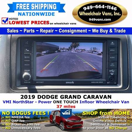2019 Dodge Grand Caravan SE Plus Wheelchair Van VMI Northstar - Pow for sale in Laguna Hills, CA – photo 13