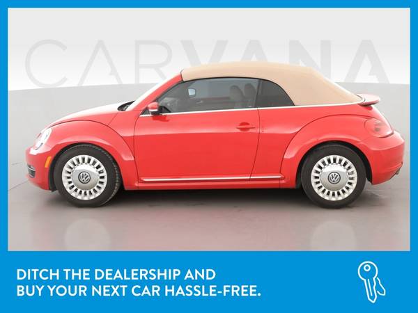 2015 VW Volkswagen Beetle 1 8T Convertible 2D Convertible Red for sale in New Haven, CT – photo 4