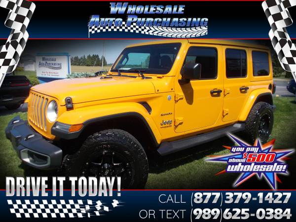 2018 Jeep Wrangler Unlimited Sahara 4x4 for sale in Frankenmuth, MI