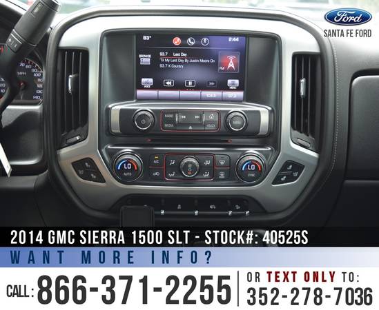 2014 GMC SIERRA 1500 SLT 4WD *** BOSE, Homelink, 4X4, Leather *** -... for sale in Alachua, FL – photo 12