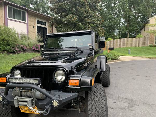 Black 98 lifted 4 0L Sport TJ for sale in Sterling, District Of Columbia – photo 12