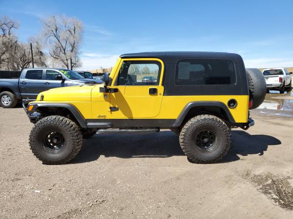 2005 Jeep Wrangler Unlimited LJ Lifted YELLOW! - - by for sale in Fort Collins, CO – photo 18