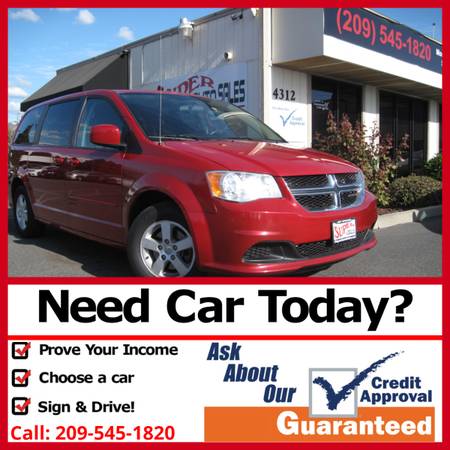 1495 Down & 295 Per Month on this 2013 DODGE GRAND CARAVAN SXT for sale in Modesto, CA – photo 2