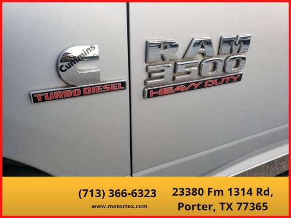 2015 Ram 3500 Crew Cab - Financing Available! - cars & trucks - by... for sale in Porter, TX – photo 8