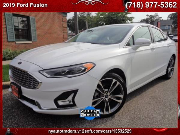2019 Ford Fusion Titanium FWD - cars & trucks - by dealer - vehicle... for sale in Valley Stream, NY