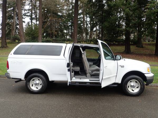 ★★2000 FORD F150 XLT EXTENDED CAB, AUTO, 4WD, 1 OWNER, CANOPY!! -... for sale in Tacoma, WA – photo 3