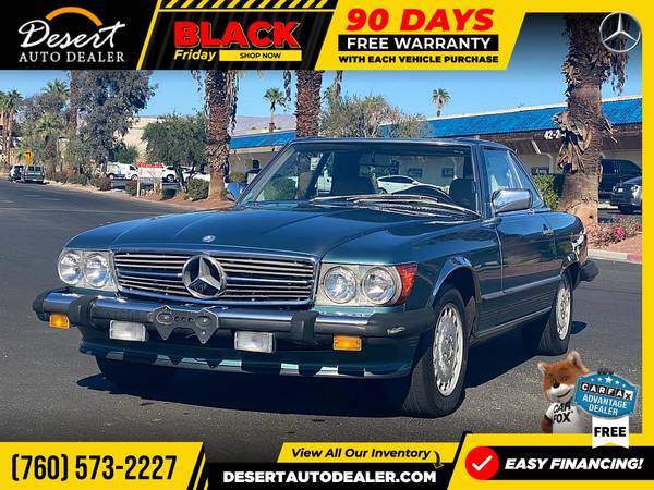 1989 Mercedes-Benz 560 Series 89,000 miles 560SL Convertible at... for sale in Palm Desert , CA – photo 9