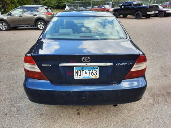 2002 Toyota Camry LE Runner! - - by dealer - vehicle for sale in Lakeland, MN – photo 6
