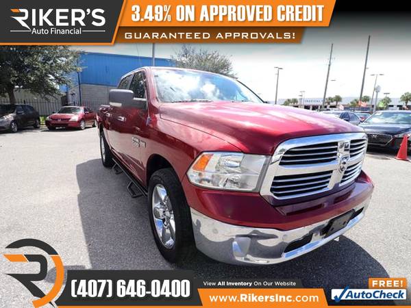 $264/mo - 2014 Ram 1500 Big Horn Crew Cab - 100 Approved! - cars &... for sale in Kissimmee, FL – photo 6