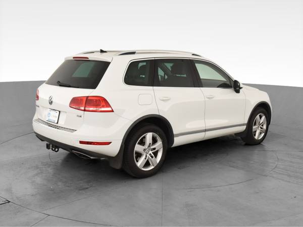 2013 VW Volkswagen Touareg TDI Lux Sport Utility 4D suv White - -... for sale in Long Beach, CA – photo 11