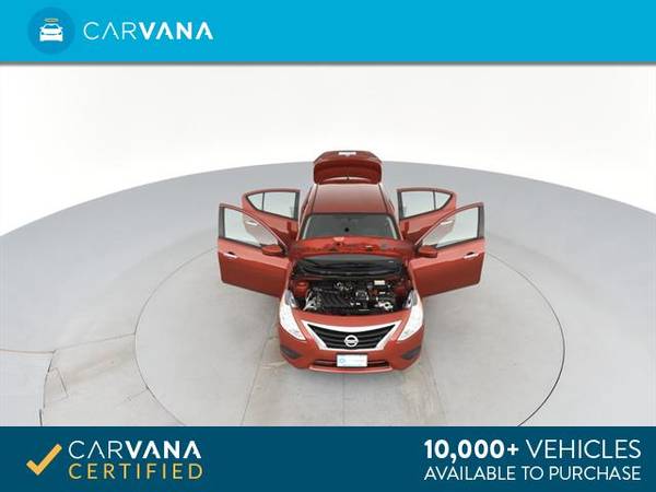 2018 Nissan Versa SV Sedan 4D sedan Red - FINANCE ONLINE for sale in Atlanta, WI – photo 12