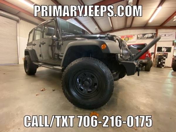 2014 Jeep Wrangler Unlimited IN HOUSE FINANCE - FREE SHIPPING - cars... for sale in DAWSONVILLE, SC – photo 2