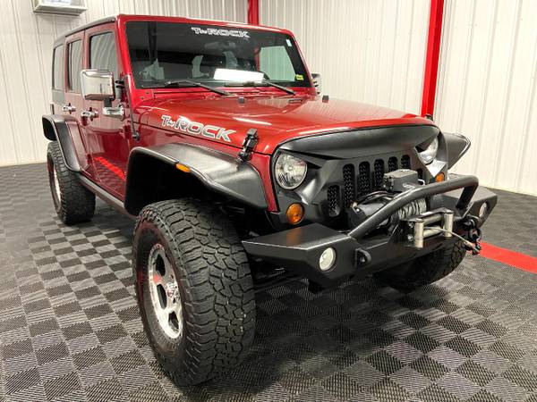 2011 Jeep Wrangler Unlimited Custom Lifted Sport 4x4 suv Maroon for sale in Branson West, AR – photo 11