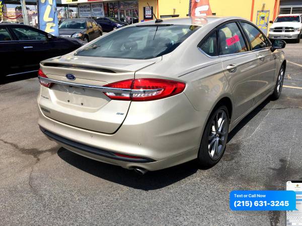 2017 Ford Fusion SE FWD - cars & trucks - by dealer - vehicle... for sale in Philadelphia, PA – photo 4