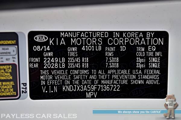 2015 Kia Soul ! / Auto Start / Heated & Ventilated Leather Seats / Hea for sale in Anchorage, AK – photo 23