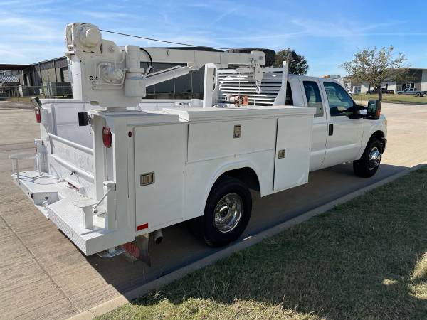 2011 Ford F-350 Extended Cab Dually Utility Bed with Auto Crane -... for sale in Mansfield, TX – photo 5