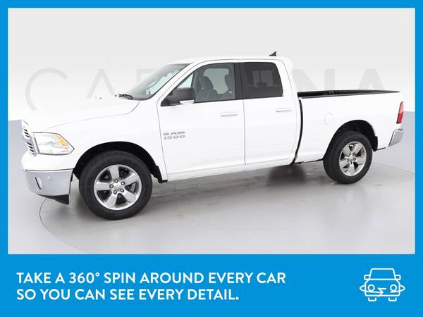 2018 Ram 1500 Quad Cab Harvest Pickup 4D 6 1/3 ft pickup White for sale in Chattanooga, TN – photo 3