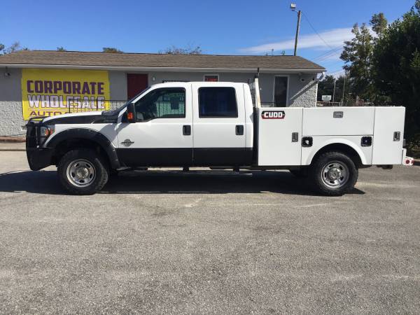 2012 FORD F350 SUPERDUTY SUPER CREW CAB 4 DOOR 4X4 9' UTILITY BODY... for sale in Wilmington, NC – photo 2