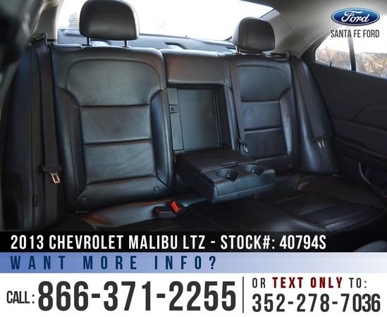 *** 2013 Chevrolet Malibu LTZ *** Remote Start - Camera - Sunroof -... for sale in Alachua, FL – photo 21