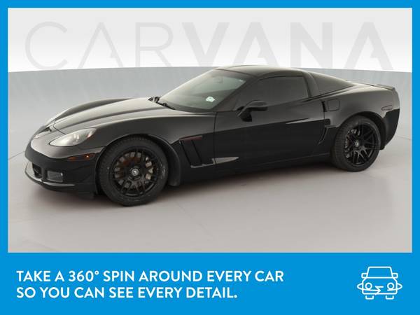 2010 Chevy Chevrolet Corvette Grand Sport Coupe 2D coupe Black for sale in Fort Worth, TX – photo 3