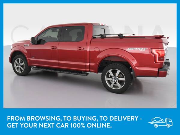 2015 Ford F150 SuperCrew Cab Lariat Pickup 4D 5 1/2 ft pickup Red for sale in York, PA – photo 5