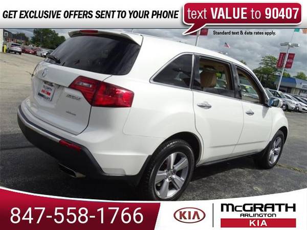 2012 Acura MDX Technology suv Aspen White Pearl II for sale in Palatine, IL