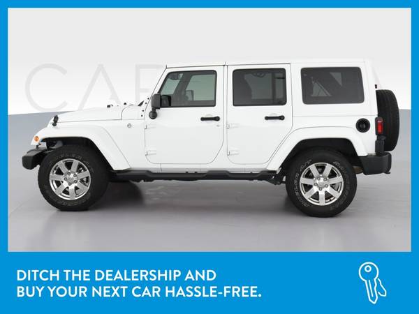 2016 Jeep Wrangler Unlimited Sahara Sport Utility 4D suv White for sale in Charleston, SC – photo 4