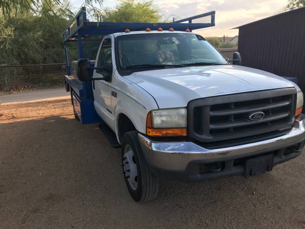 2000 Ford F-450 dually diesel 7.3 flat bed - cars & trucks - by... for sale in Phoenix, AZ – photo 19