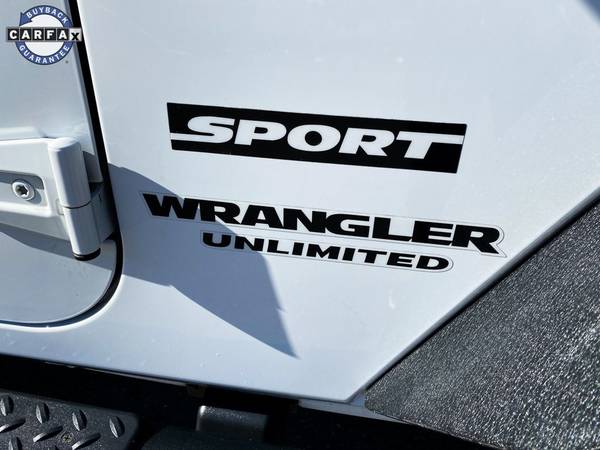 Jeep Wrangler 4 Door 4x4 Unlimited Sport Navigation Bluetooth... for sale in Lynchburg, VA – photo 17