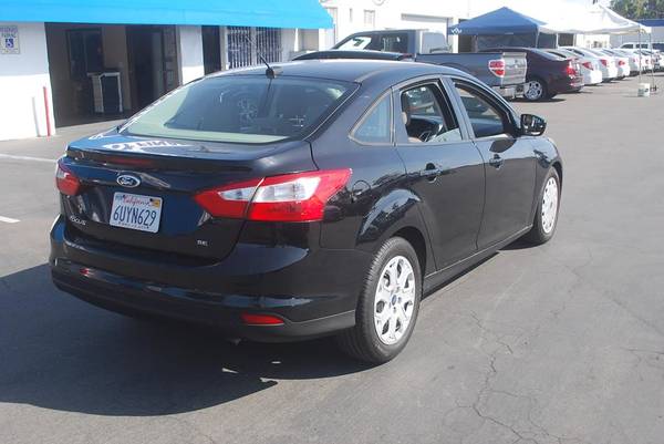 2012 Ford Focus SE Sedan 4D sedan BLACK for sale in Escondido, CA – photo 4