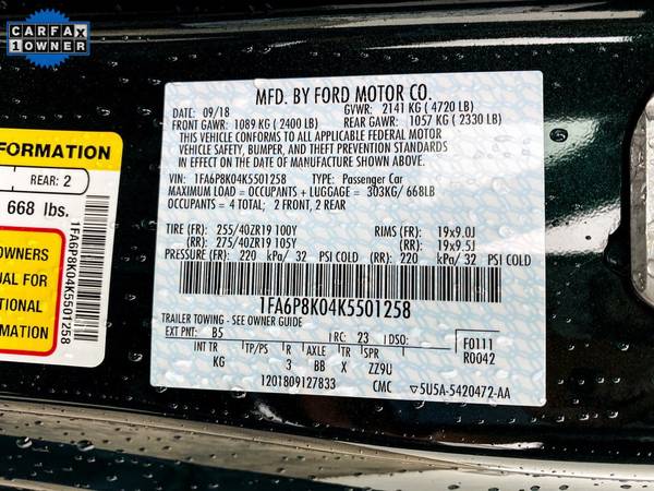 Ford Mustang Bullitt Navigation Magne-ride suspension B&O Sound GT -... for sale in Savannah, GA – photo 16