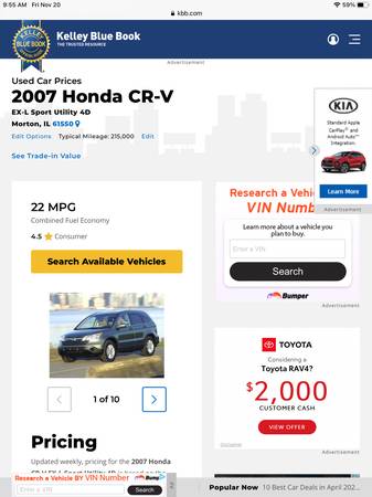 2007 Honda CR-V EX-L AWD | Excellent! | Video Tour | 250+ Photos |... for sale in Morton, IL – photo 23