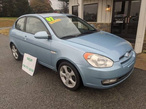 2007 Hyundai Accent SE 3-Door - Down Payments As Low As $250 - cars... for sale in Shelby, NC – photo 3