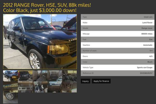 2008 LAND ROVER, Range Rover, Leather! Loaded! just $4k down!! for sale in El Paso, TX – photo 22