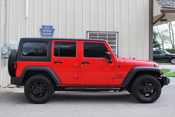 2015 Jeep Wrangler Unlimited Sport - 57, 000 Miles - Clean Carfax for sale in Christiana, PA – photo 2