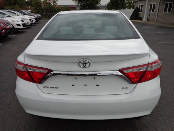 ****2015 TOYOTA CAMRY LE-ONLY 49,000 MILES-WHITE-SERVICED-100% MINT for sale in East Windsor, CT – photo 6