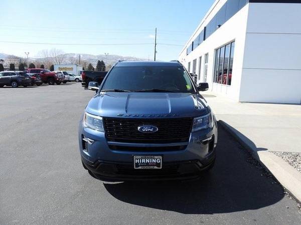 2019 Ford Explorer Sport suv Blue Metallic - - by for sale in Pocatello, ID – photo 2