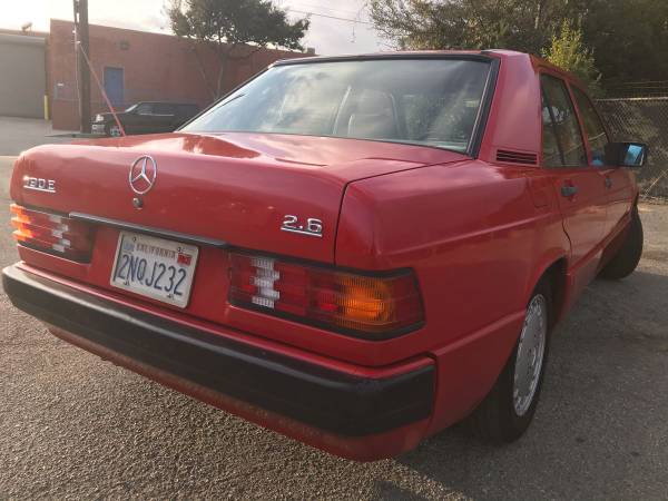 1989 MERCEDES BENZ 190E - cars & trucks - by owner - vehicle... for sale in Pasadena, CA – photo 5